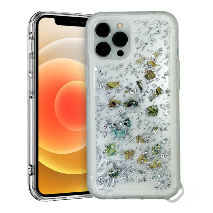 SILVER FLAKES GLITZ IP 11 PRO MAX