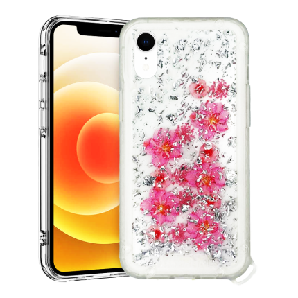 PINK FLOWERS GLITZ IP XR